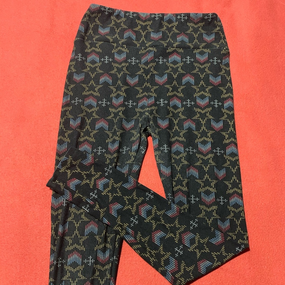 Small LuLaRoe Patriotic leggings